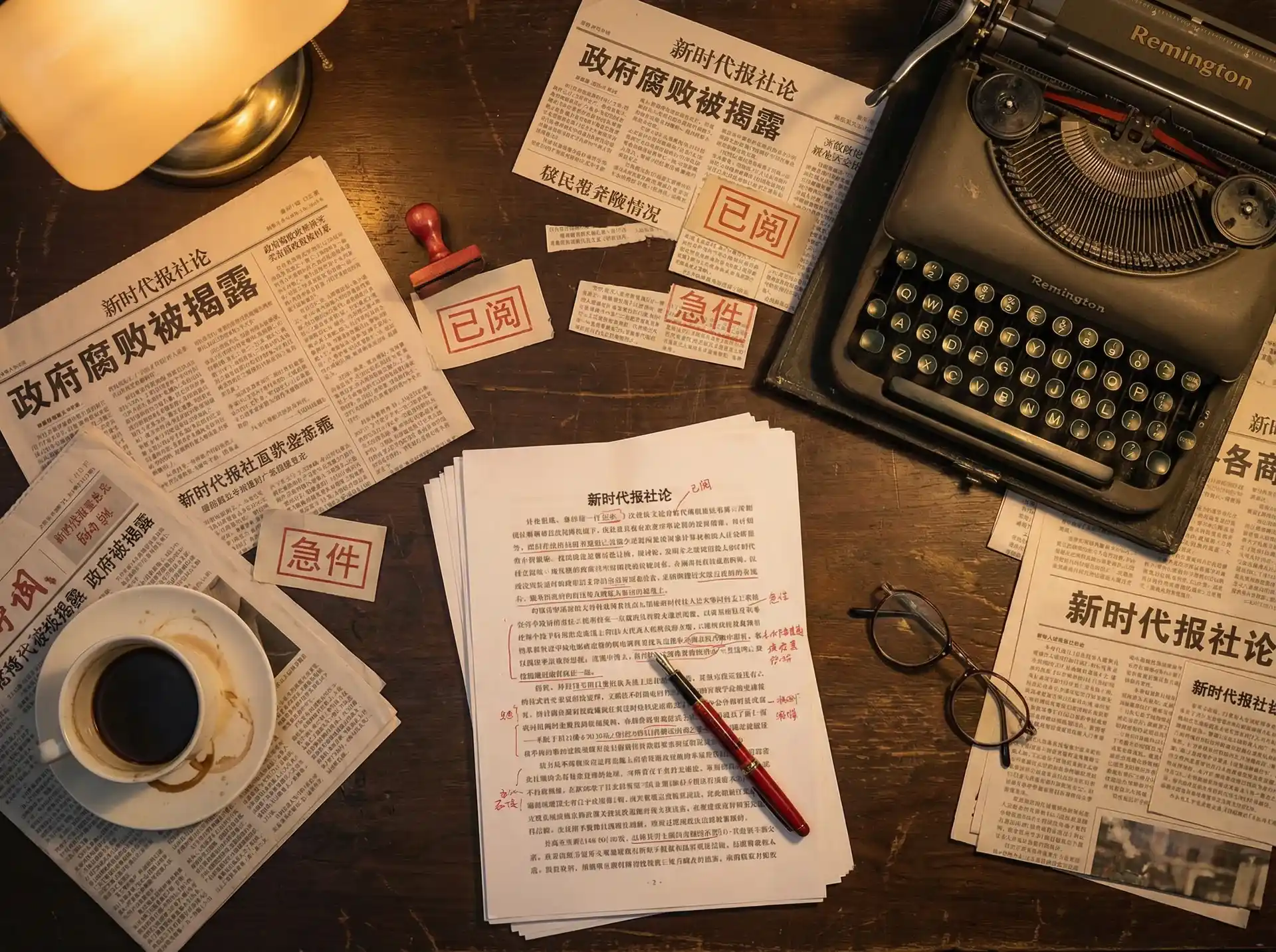 Stake官网 - 报社编辑部工作场景
